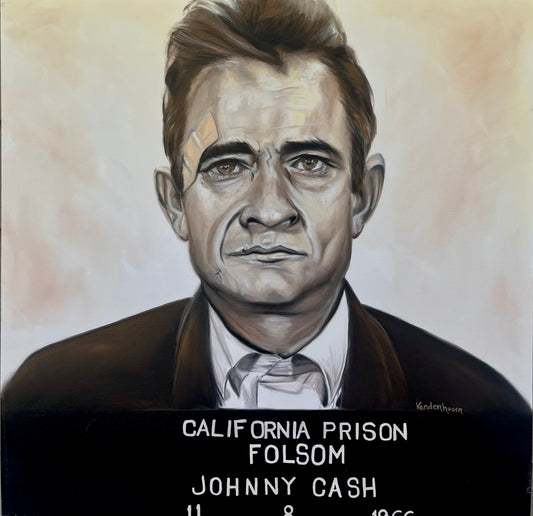 "Folsom Prison Blues" Original Painting